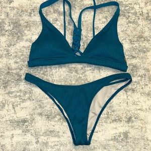 Pink by Victoria’s Secret lace up bikini